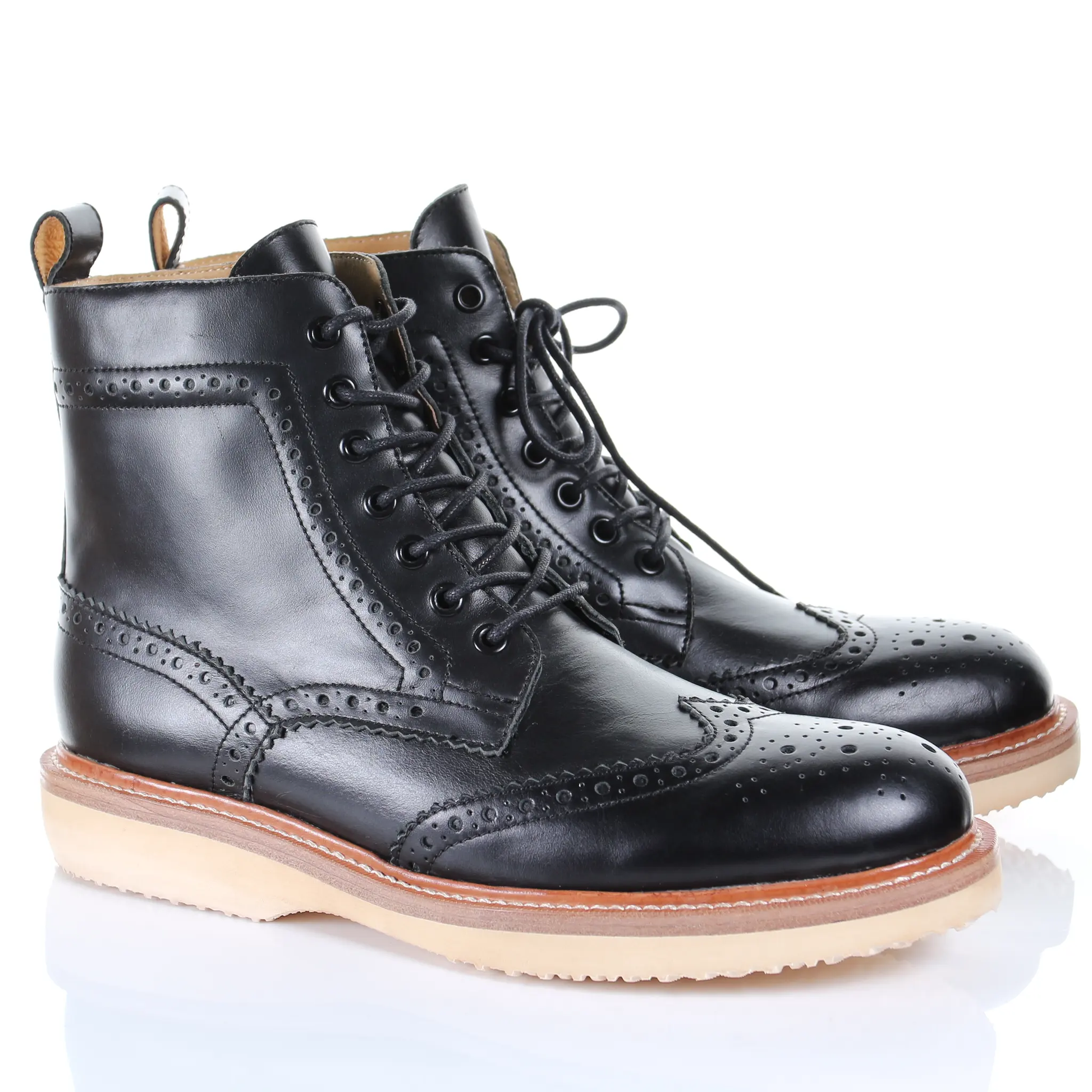 Men's Leather Oxford Boots by PRODUIT PARFAIT