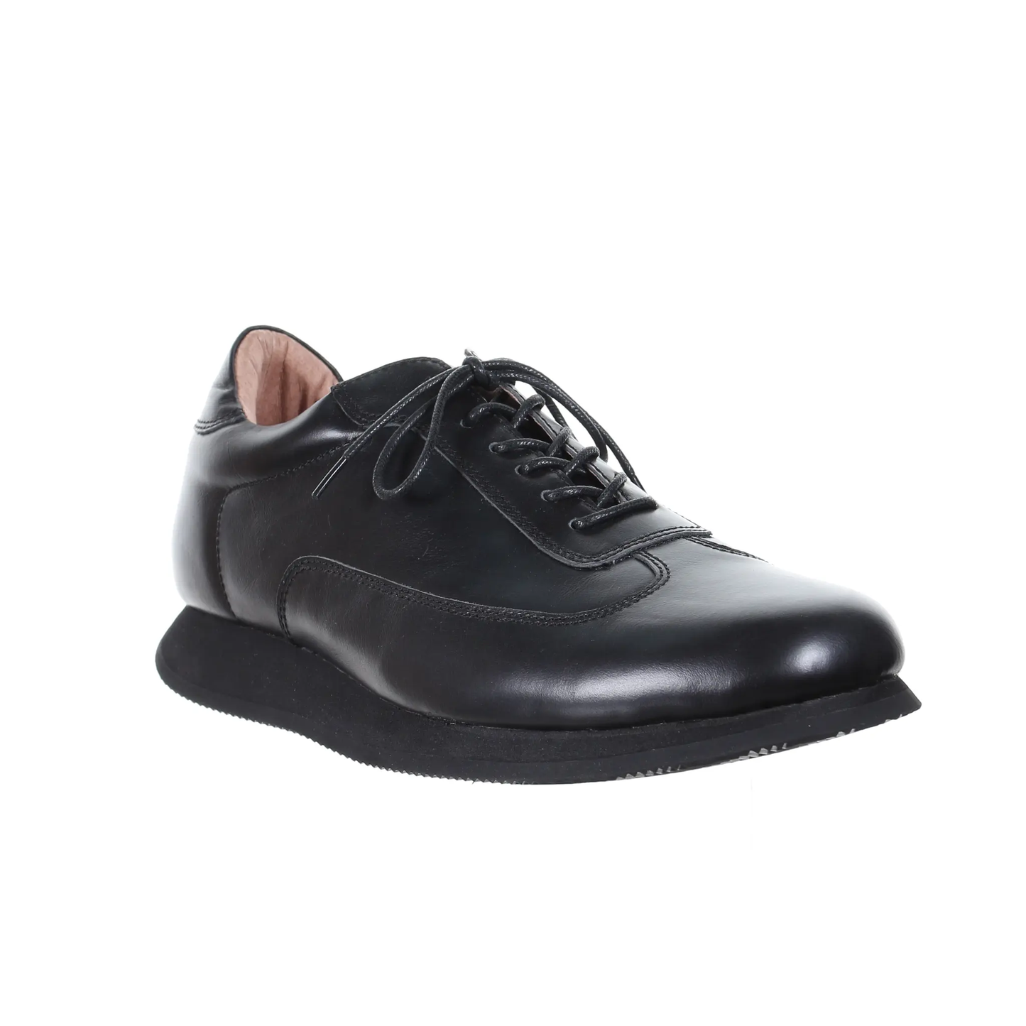 Men's Style Lace Up Leather Casual Shoes (Black) by PRODUIT PARFAIT