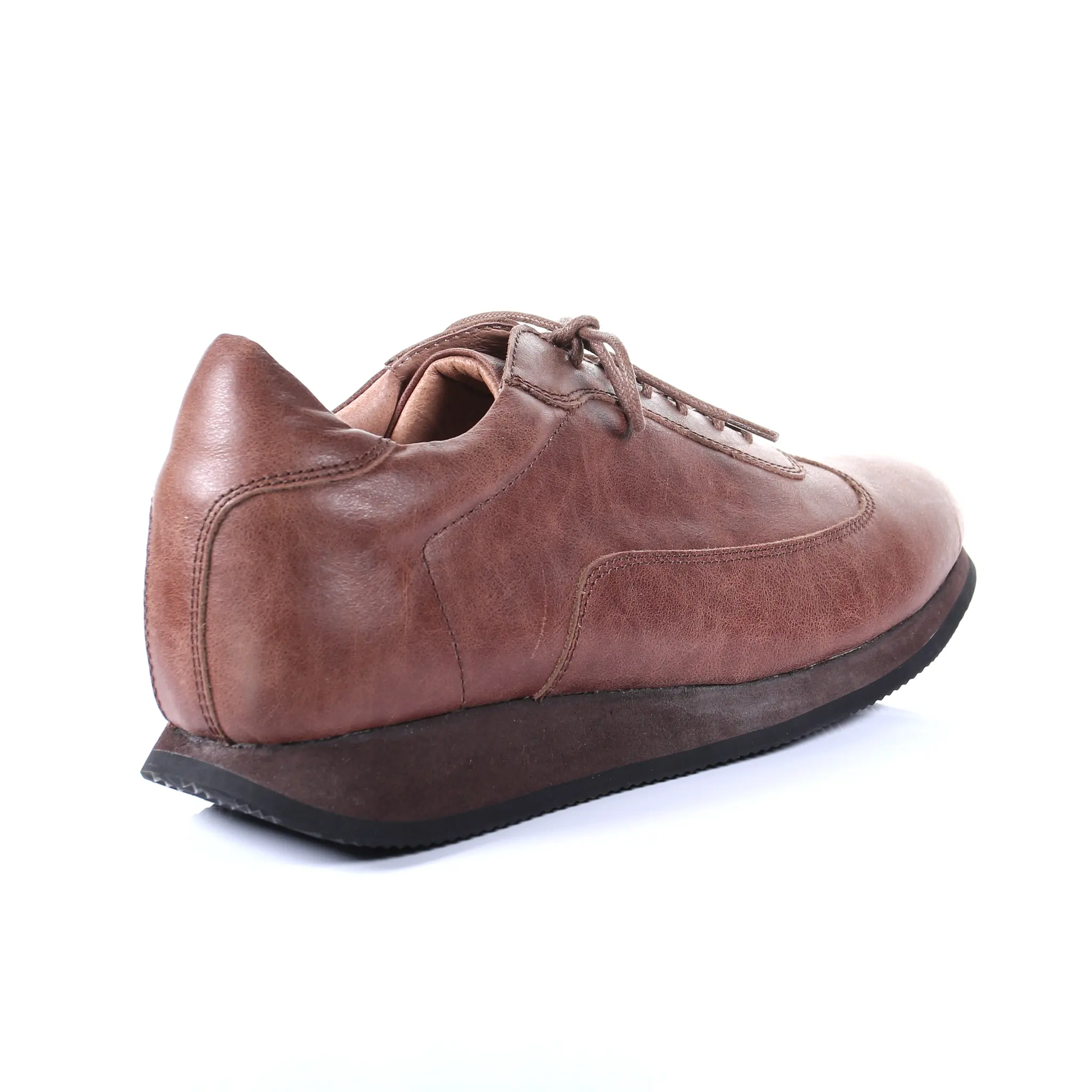 Men's Style Lace Up Leather Casual Shoes (Dark Brown) by PRODUIT PARFAIT