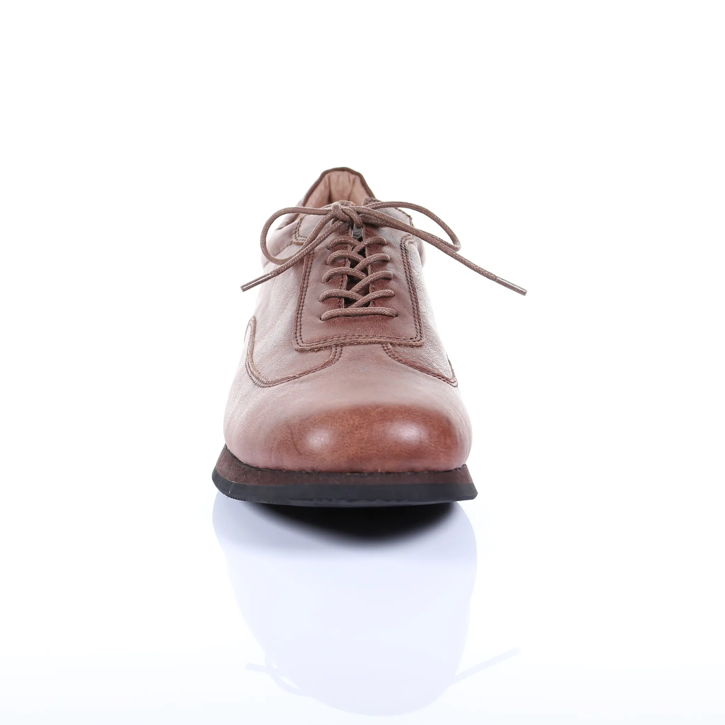 Men's Style Lace Up Leather Casual Shoes (Dark Brown) by PRODUIT PARFAIT