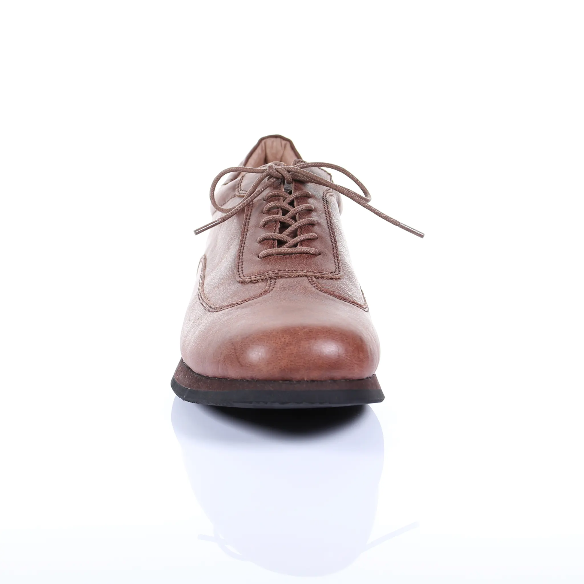 Men's Style Lace Up Leather Casual Shoes (Dark Brown) by PRODUIT PARFAIT