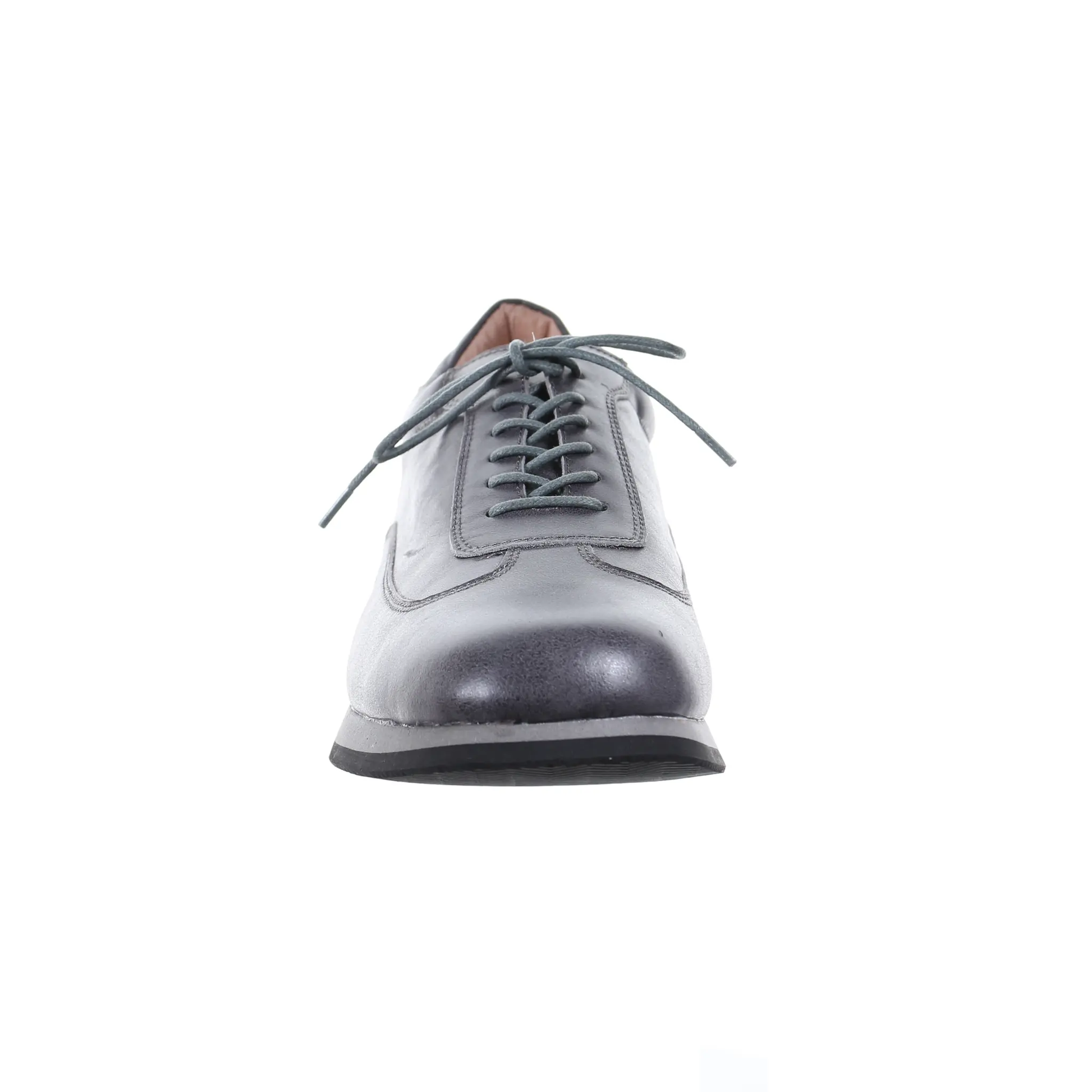 Men's Style Lace Up Leather Casual Shoes (Grey) by PRODUIT PARFAIT