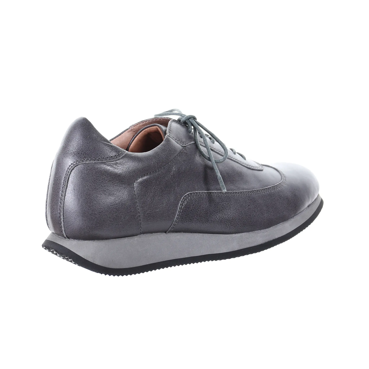 Men's Style Lace Up Leather Casual Shoes (Grey) by PRODUIT PARFAIT