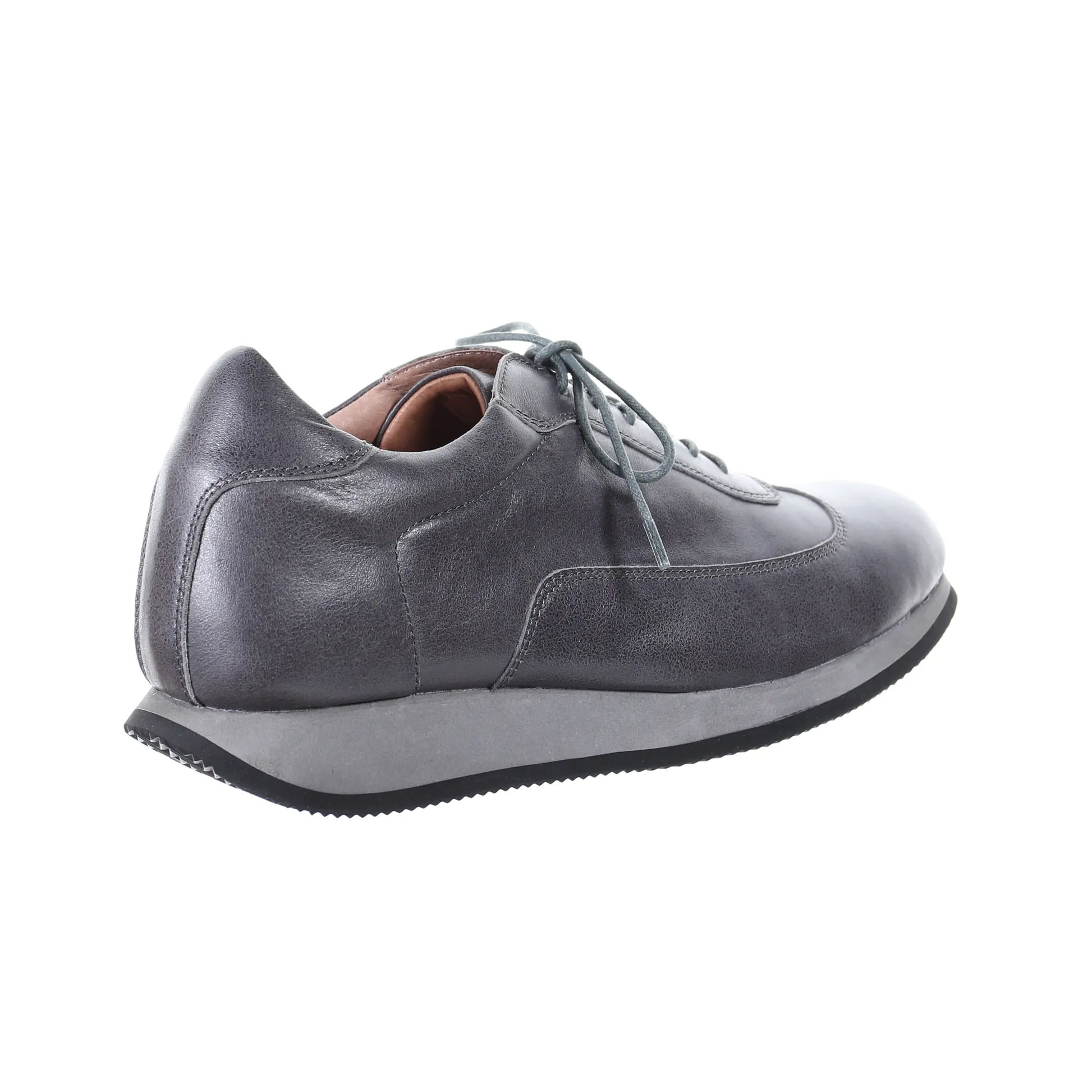 Men's Style Lace Up Leather Casual Shoes (Grey) by PRODUIT PARFAIT