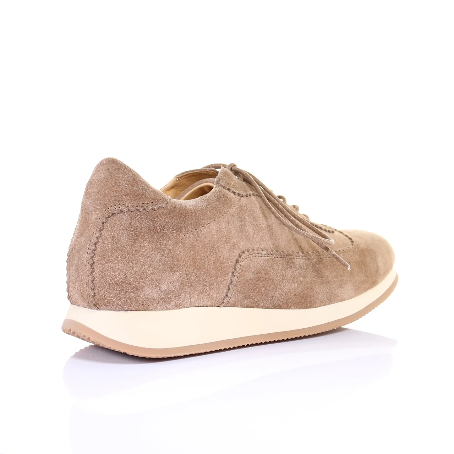 Men's Style Lace Up Suede Leather Casual Shoes (Beige) by PRODUIT PARFAIT