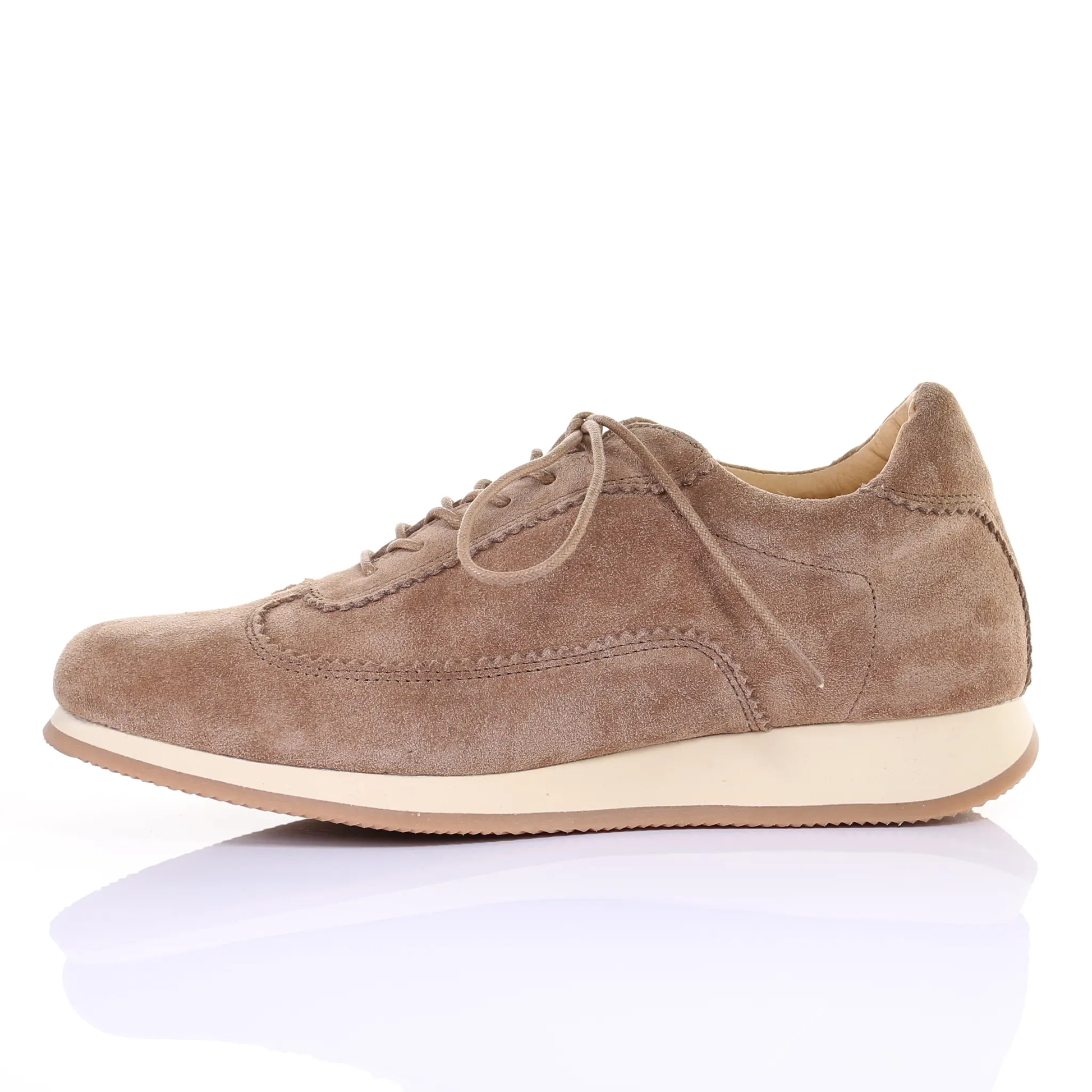 Men's Style Lace Up Suede Leather Casual Shoes (Beige) by PRODUIT PARFAIT