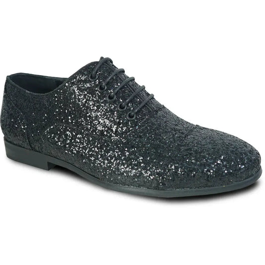 BRAVO Men Dress Shoe PROM-3 Loafer Shoe for Prom & Wedding Black by Tux-USA