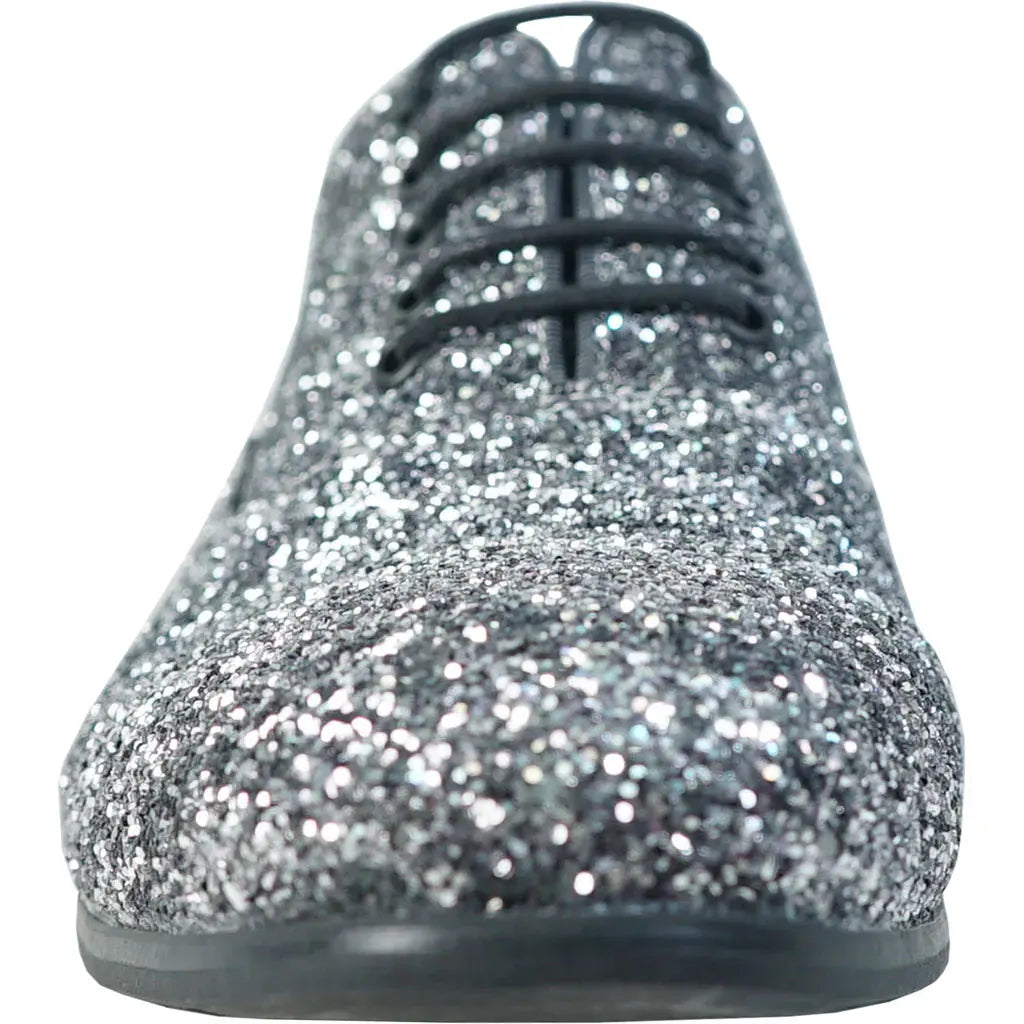 BRAVO Men Dress Shoe PROM-3 Loafer Shoe for Prom & Wedding Pewter by Tux-USA