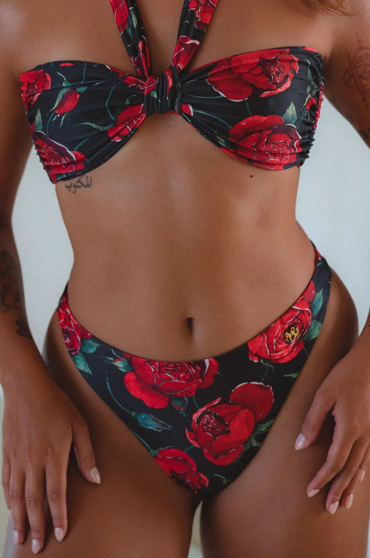 Palmeria High Waist Bikini Bottoms by Islabayswim