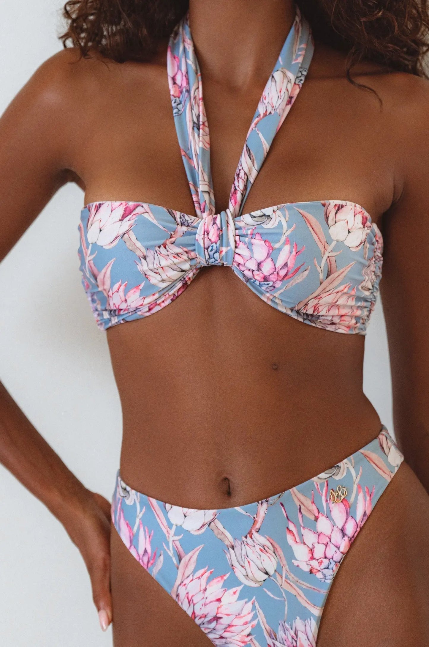 Palmeria Bandeau Bikini Top by Islabayswim