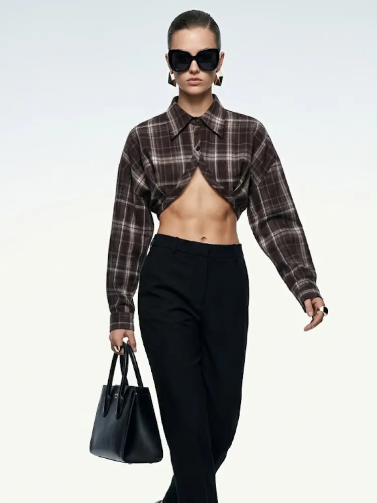 Crop Top Shirt Woman BYMANYC ® New York BOWERY GRUNGE - New Collection by BYMANYC ® New York