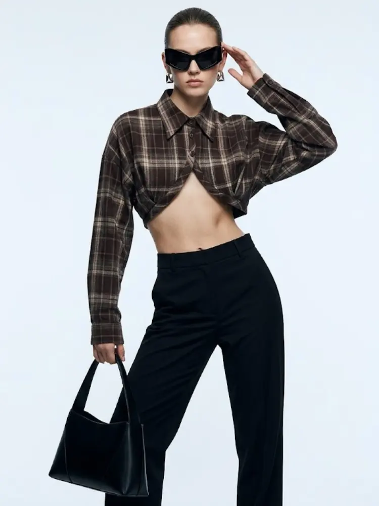 Crop Top Shirt Woman BYMANYC ® New York BOWERY GRUNGE - New Collection by BYMANYC ® New York