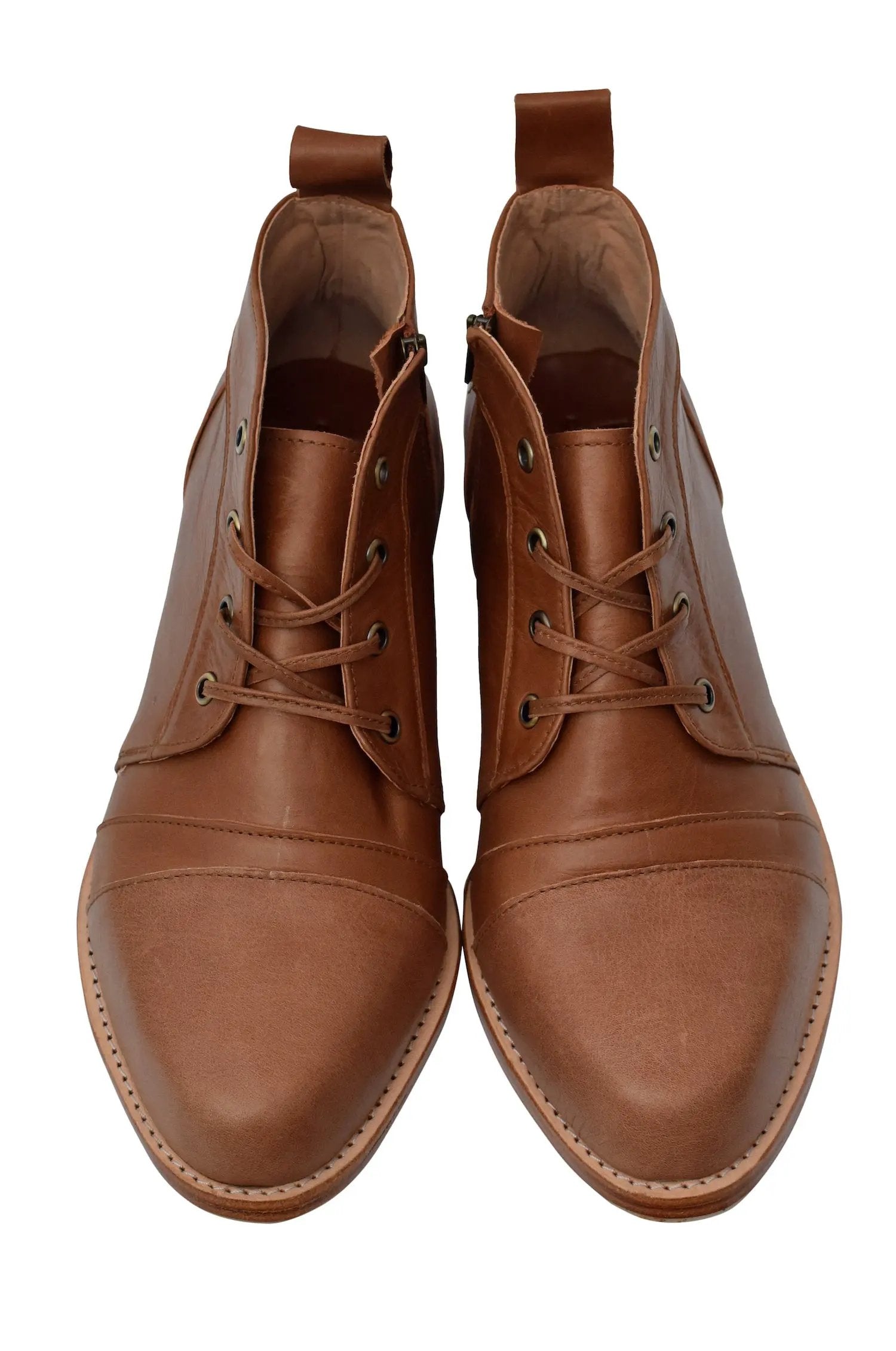 Passage Lace-Up Leather Boots by ELF