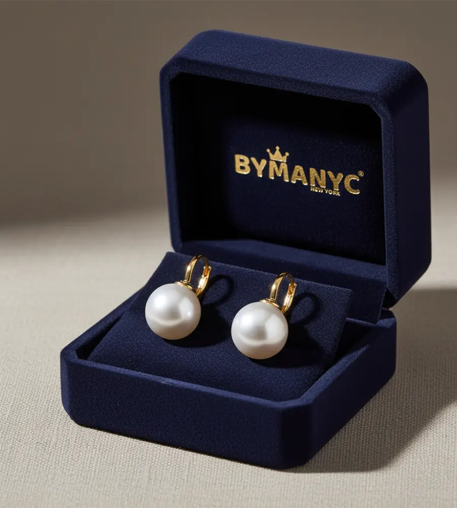 Pearl Drop Earrings Classic Pearl Drop SOHO | BYMANYC ® New York by BYMANYC ® New York