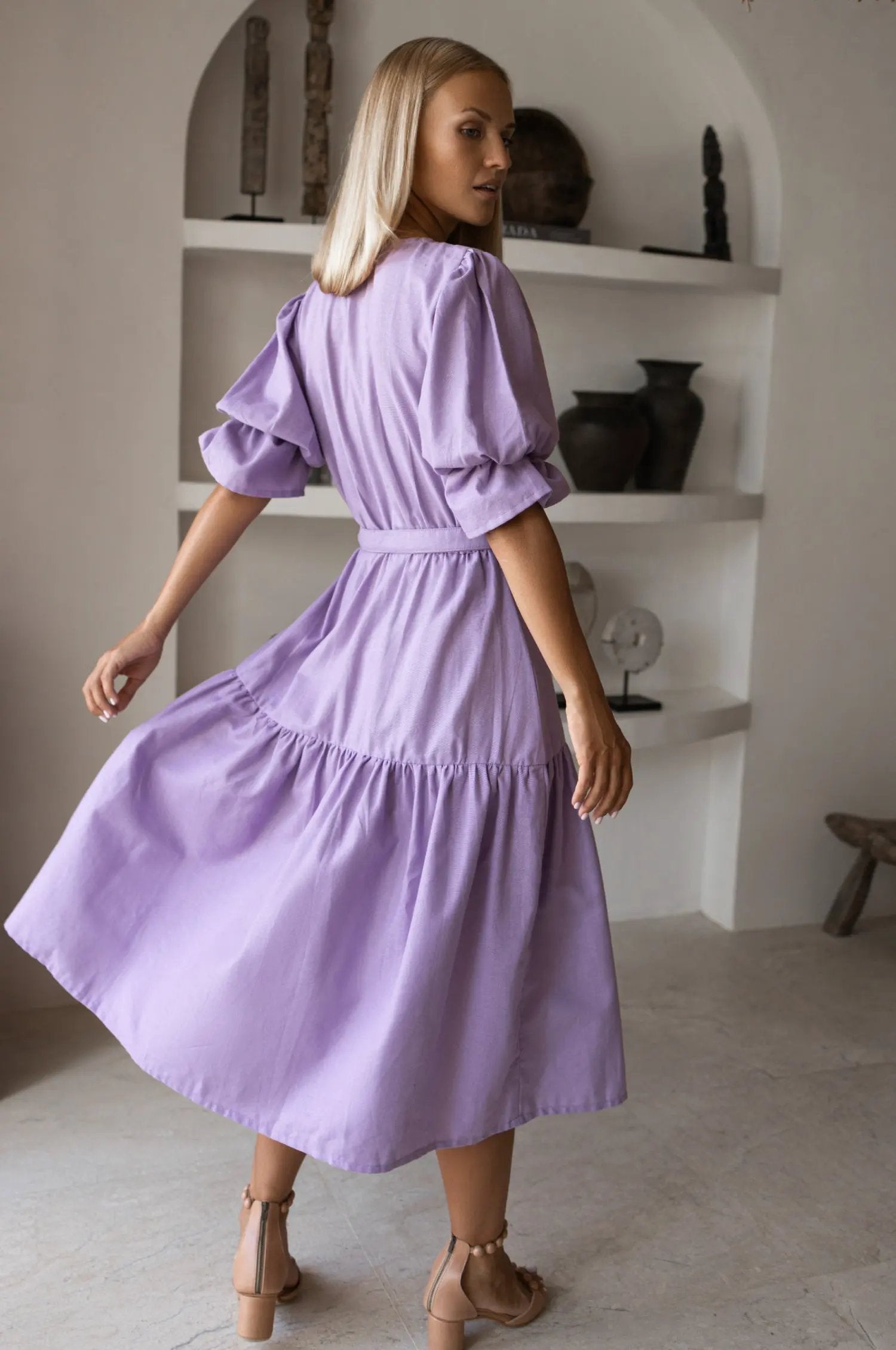 Peony Midi Dress (Sale) by ELF