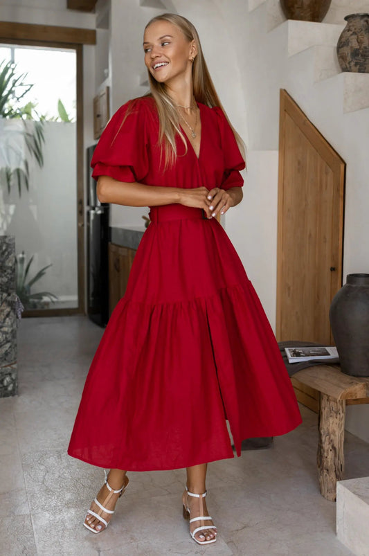 Peony Midi Dress (Sale) by ELF