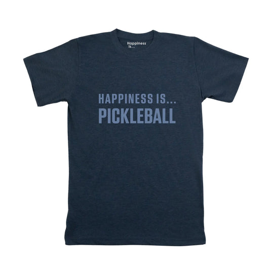 Men's Pickleball T-Shirt, Heather Navy by Tennis Collection