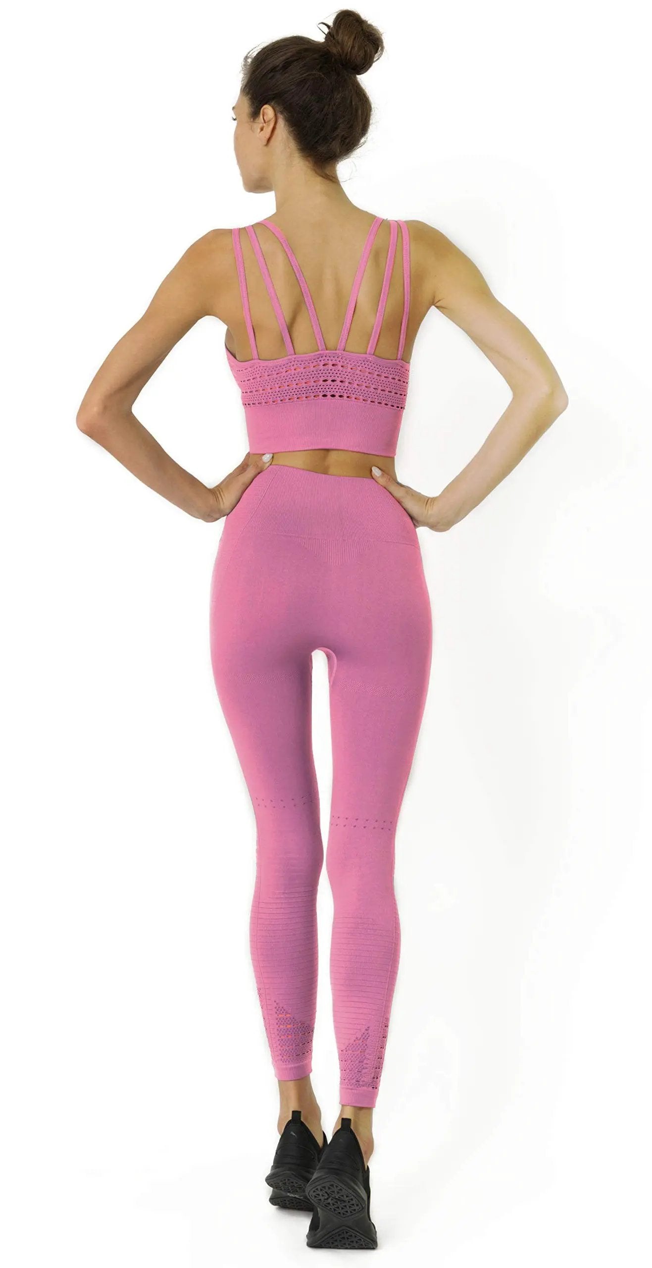 Mesh Seamless Set - Pink by Savoy Active