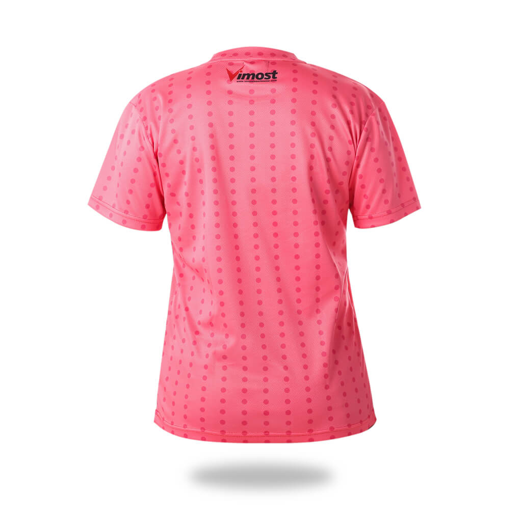 Pink Floral Heart Bird Sublimation T-Shirt-1