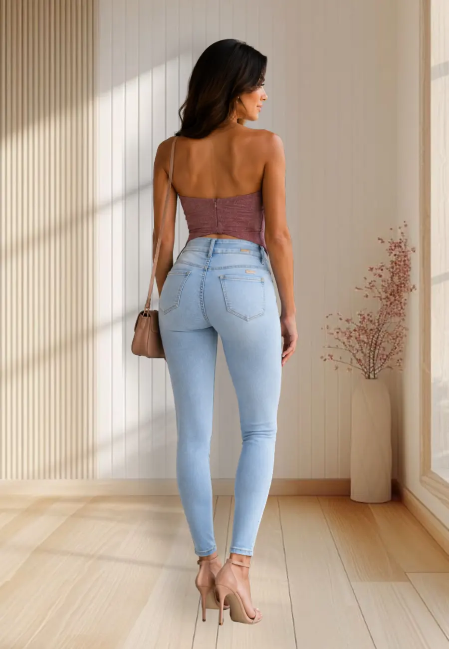 PUSH UP JEAN MHT12431 by Shape Up