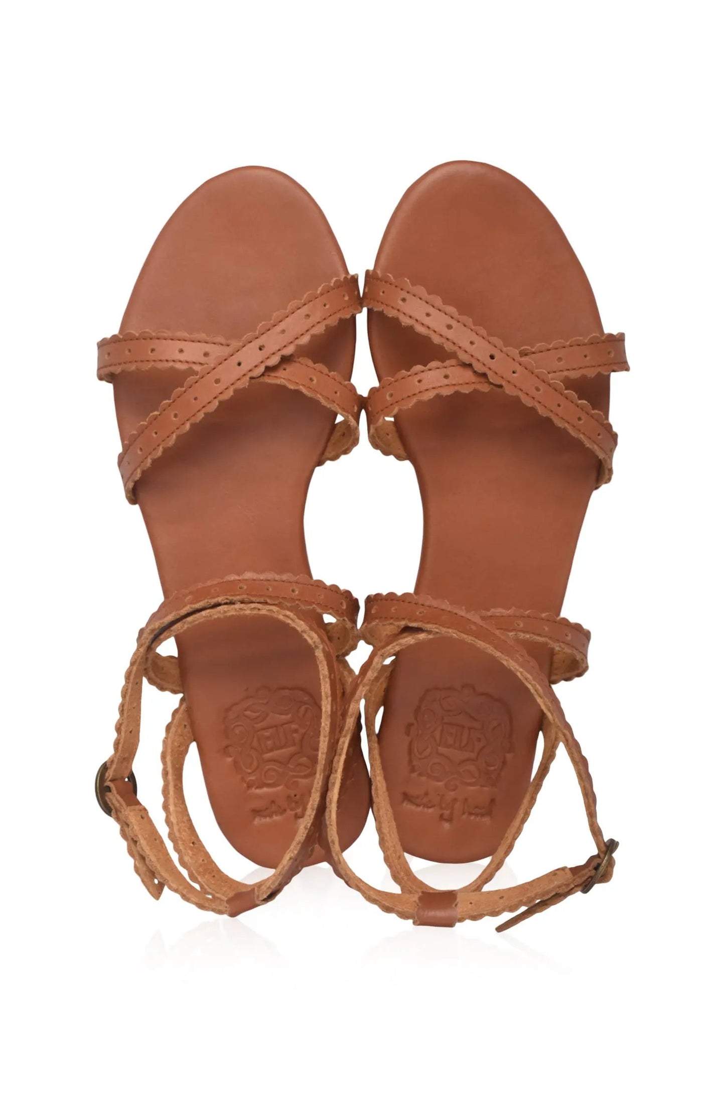 Playa Strappy Leather Sandals by ELF