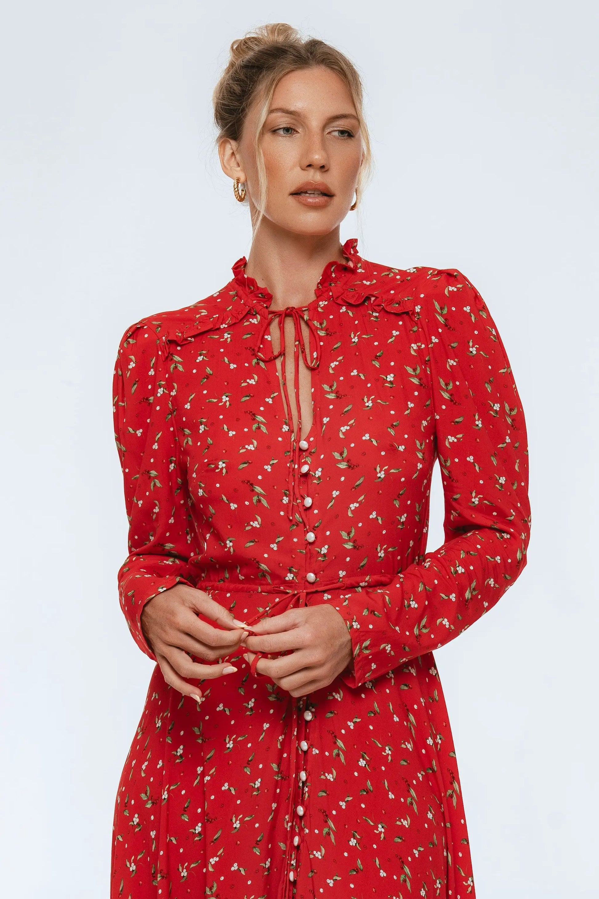 Poeme Long Sleeve Maxi Dress by ELF