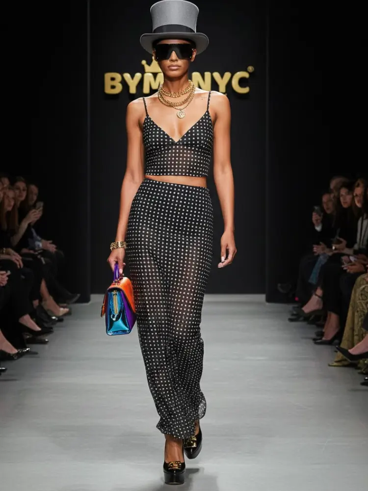 Polka Dot Mesh Set • SOHO New Collection BYMANYC ® New York by BYMANYC ® New York