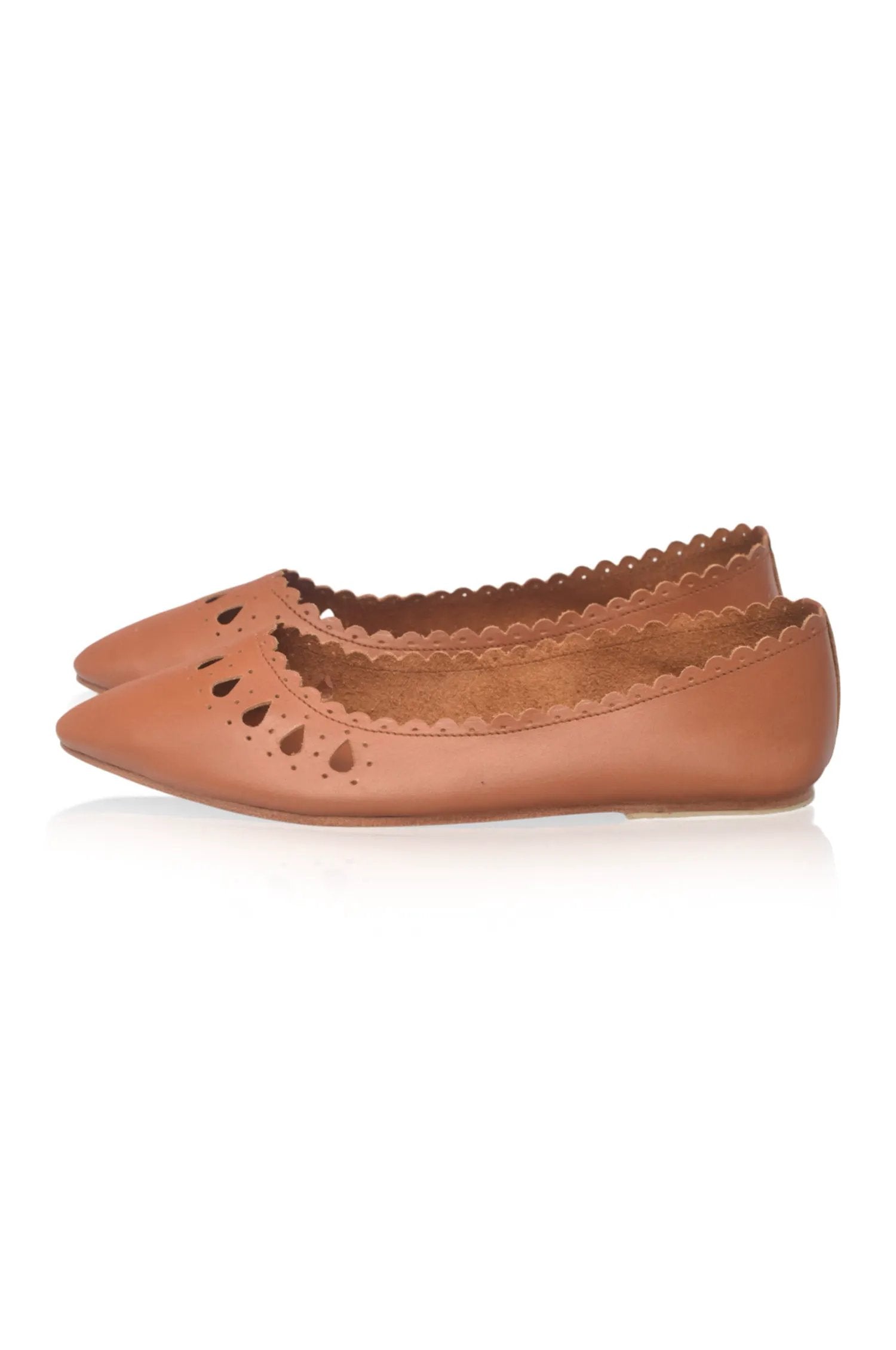 Pura Vida Cut-Out Leather Flats by ELF