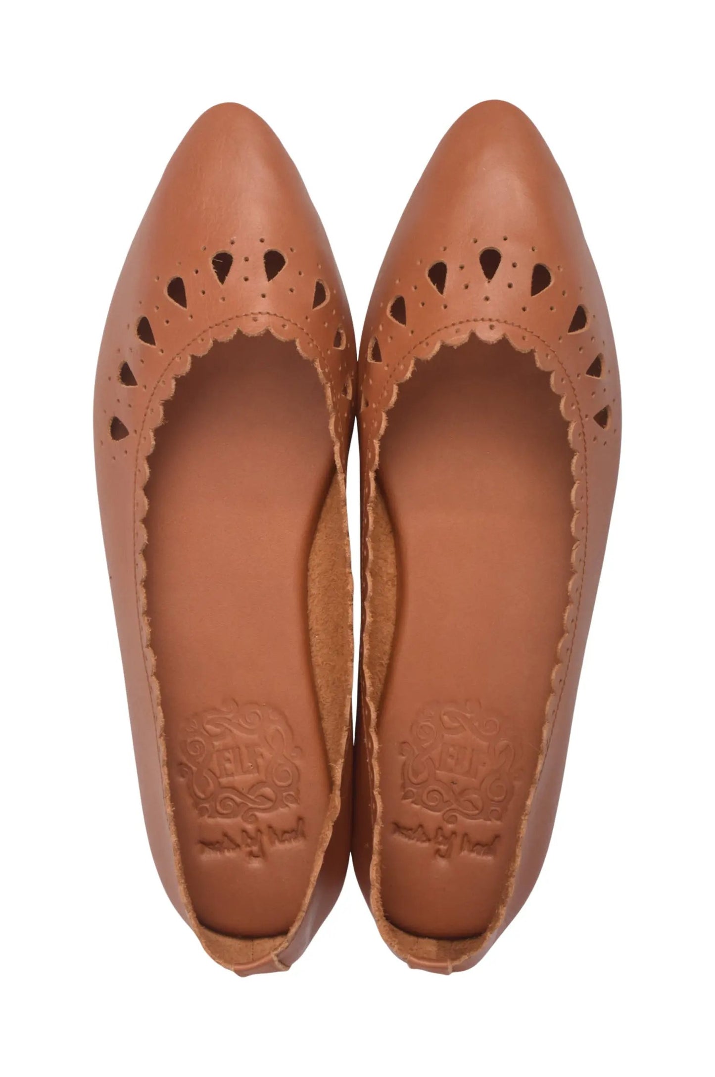 Pura Vida Cut-Out Leather Flats by ELF