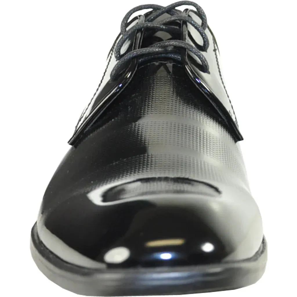 "Rockefeller" Black Vangelo Tuxedo Shoes by Tux-USA