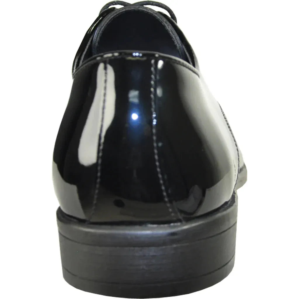 "Rockefeller" Black Vangelo Tuxedo Shoes by Tux-USA