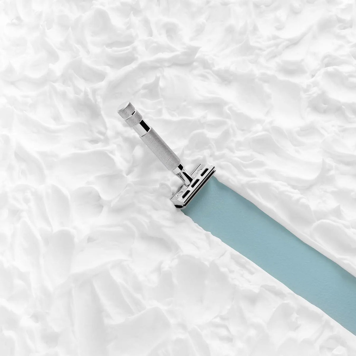 Rockwell 6C Adjustable Safety Razor - White Chrome (Beginner Friendly) by Rockwell