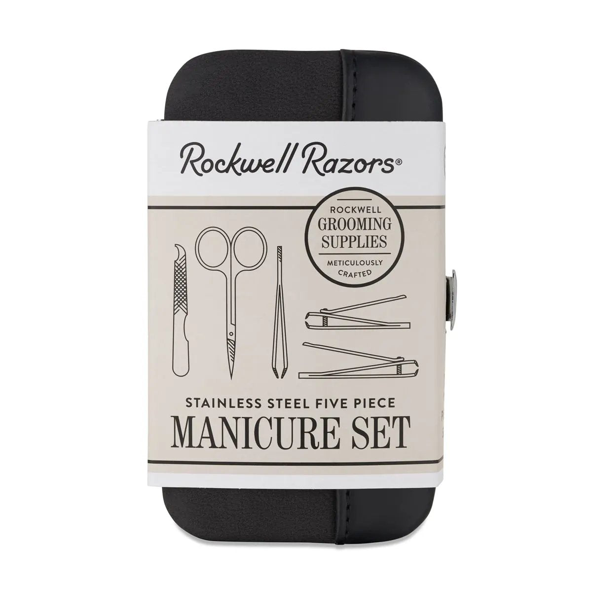 Rockwell Razors Beard Bib and Manicure set Display Bundle by Rockwell