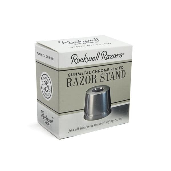 Rockwell Inkwell Razor Stand - Gunmetal Chrome by Rockwell