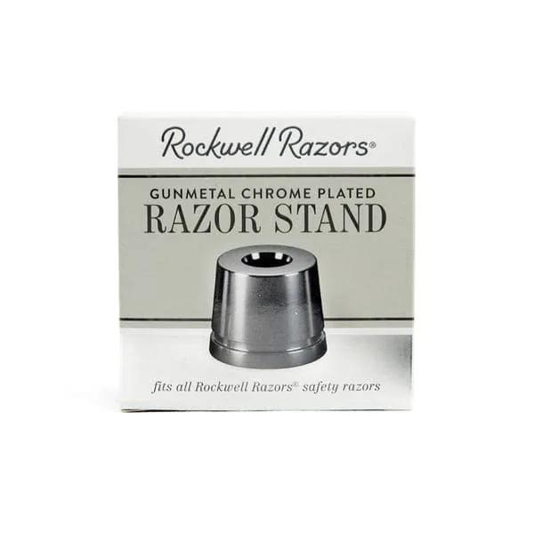 Rockwell Inkwell Razor Stand - Gunmetal Chrome by Rockwell