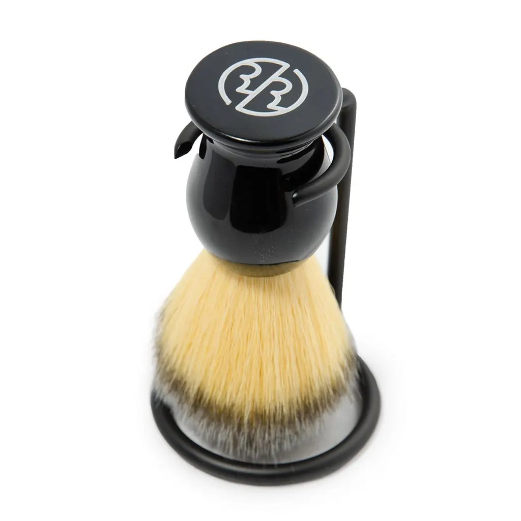 Rockwell Synthetic Shaving Brush, H:105, L:60, K:20mm, Black Acrylic Handle by Rockwell
