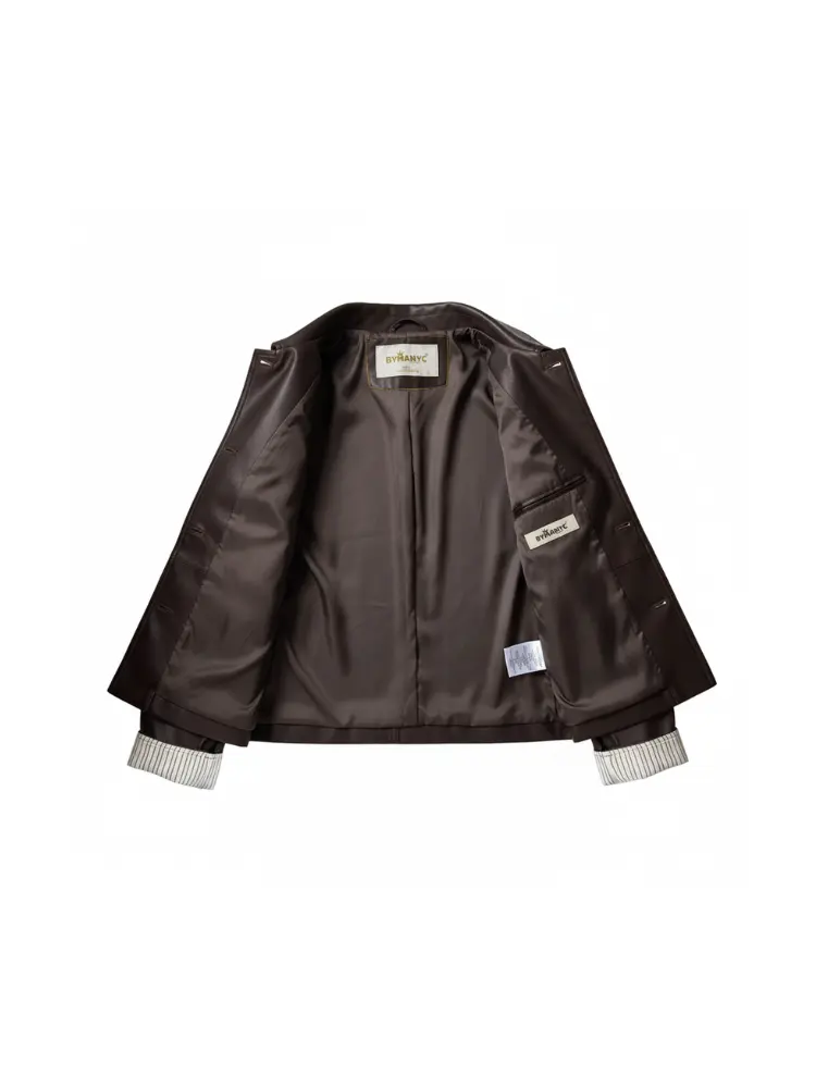Retro PU Leather Jacket For Women, Brooklyn Heights, BYMANYC New York. by BYMANYC ® New York