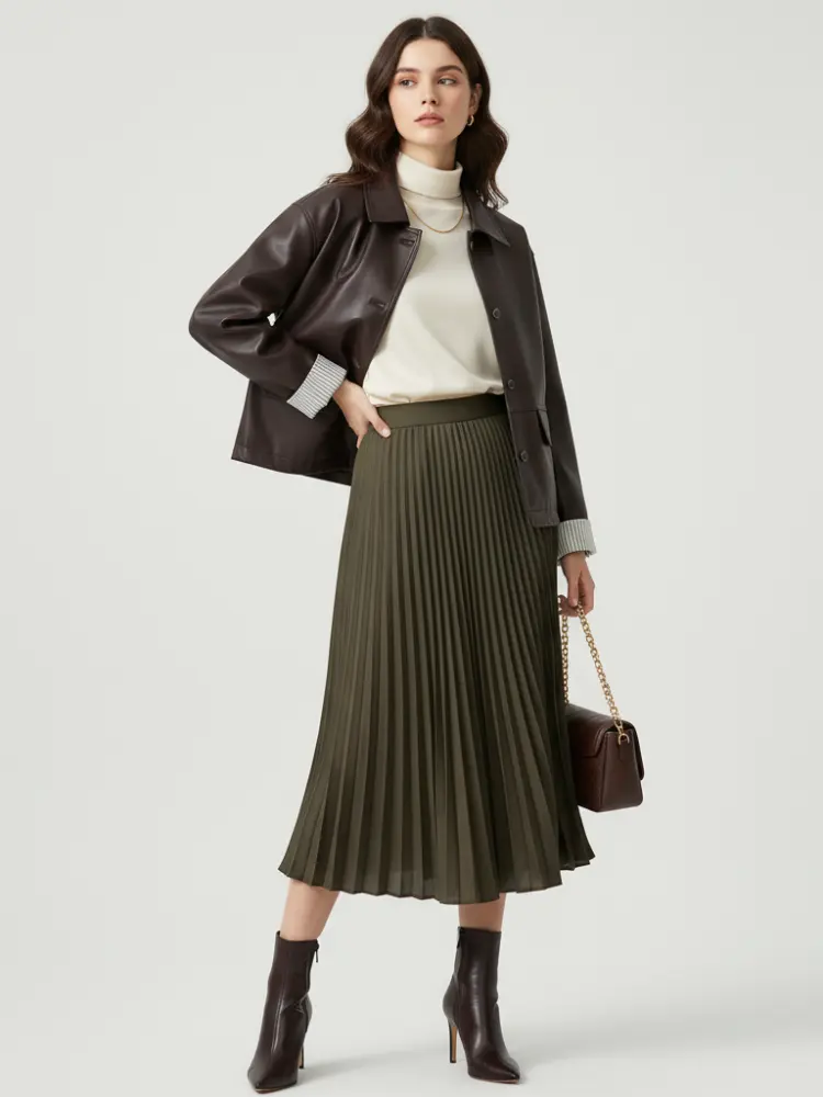 Retro PU Leather Jacket For Women, Brooklyn Heights, BYMANYC New York. by BYMANYC ® New York