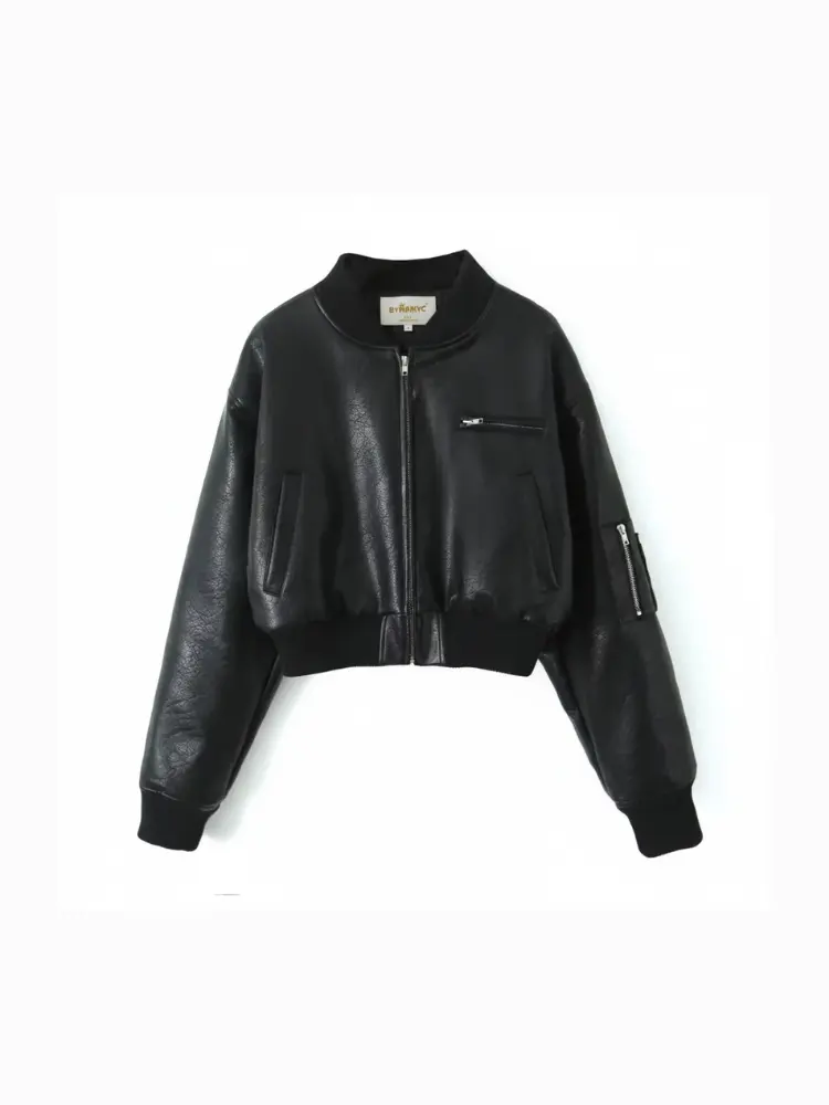 Retro-Style Zipper Jacket For Women, Tribeca, BYMANYC New York. by BYMANYC ® New York