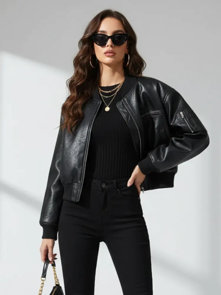 Retro-Style Zipper Jacket For Women, Tribeca, BYMANYC New York. by BYMANYC ® New York