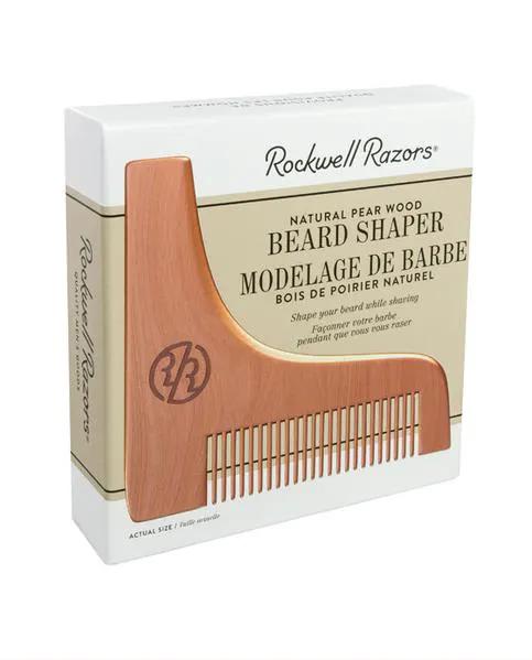 Rockwell Razors Natural Pear Wood Beard Shaper (Case pack of 4) by Rockwell