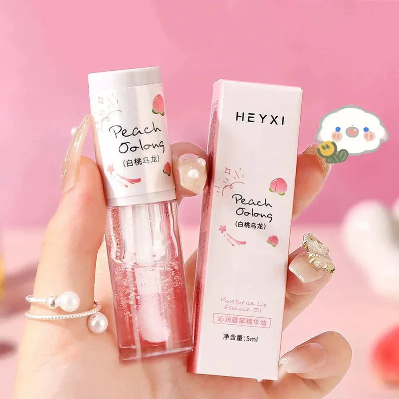 Make Up Korean Beauty Cosmetics Lip Ink Gloss Labial Lips Moisturizer Jelly Lipstick Bright Oil Moisturizing Balm Big Lip Brush by MEIGR Cosmetic Store