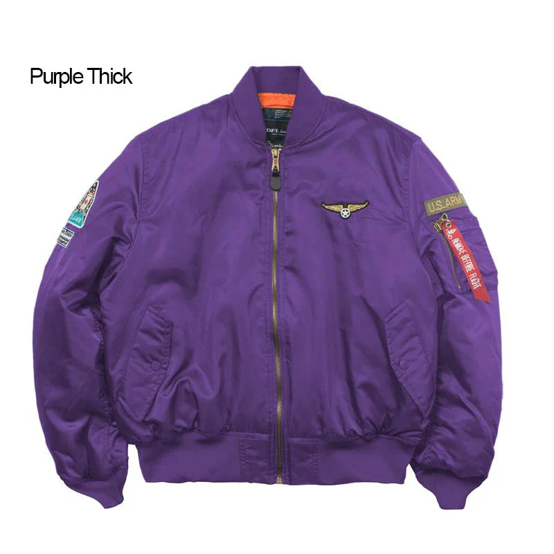Men's Bomber Jacket Casual Fall Winter Military Jacket and Coats Outwear-16