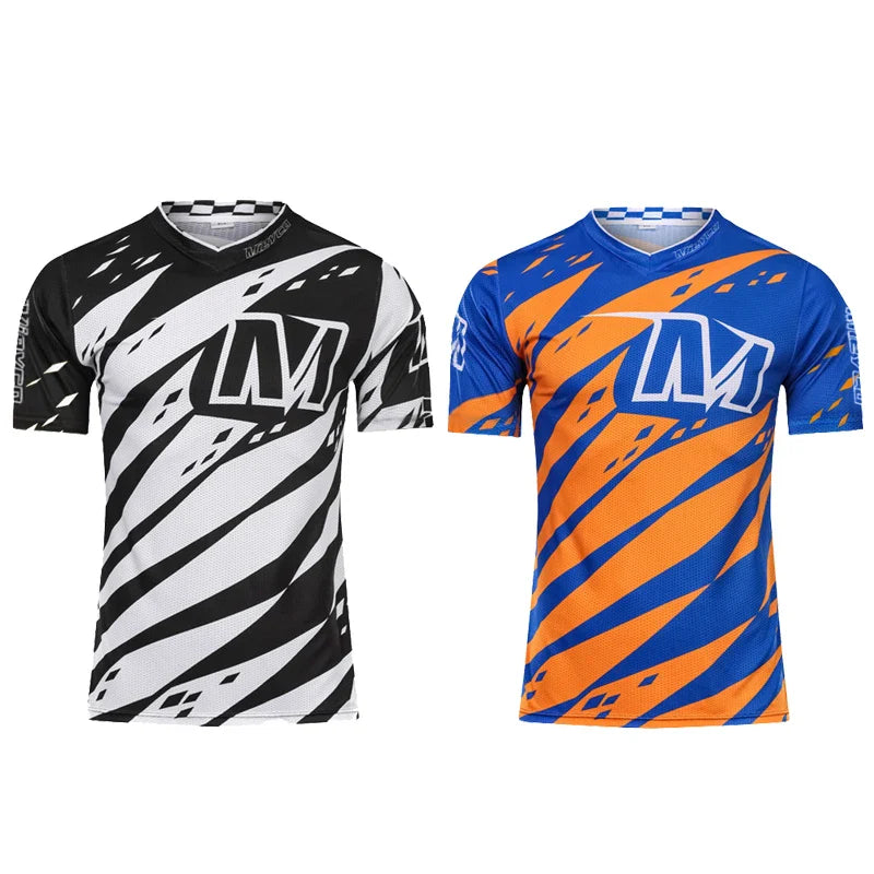 2 Pack Mens Quick Dry Athletic T Shirts for Gym Running and Fitness Training Compression Sports Top-2