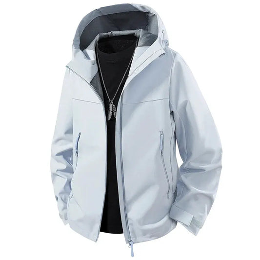 Unisex Waterproof Oil-Resistant Hiking Jacket for Outdoor Use by Vimost Shop