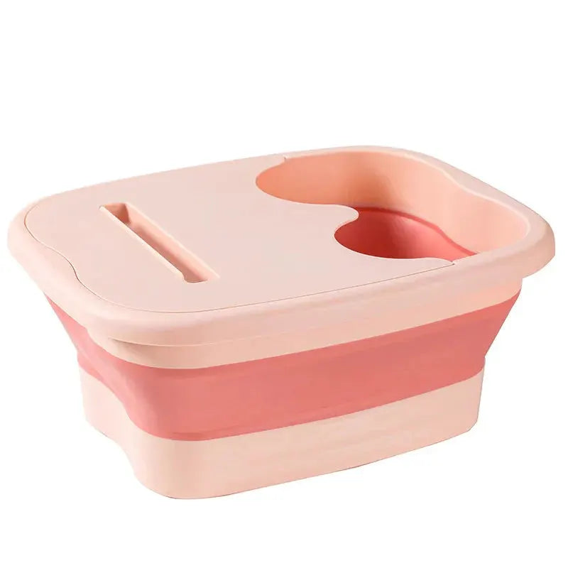 Foldable Footbath Massage Bucket Soaking Bucket Folding Basin Spa Foot Bath Bucket Household Sauna Bathtub Pedicure Bath Bathtub by LoveLife Home Living Store