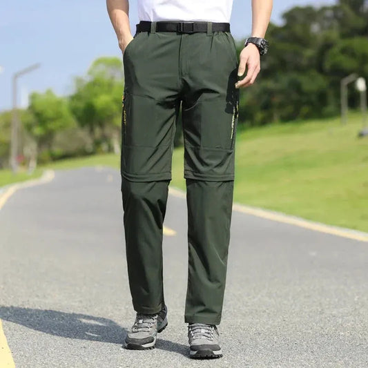 Men's Convertible Quick Dry Hiking Pants with Detachable Legs by Vimost Shop