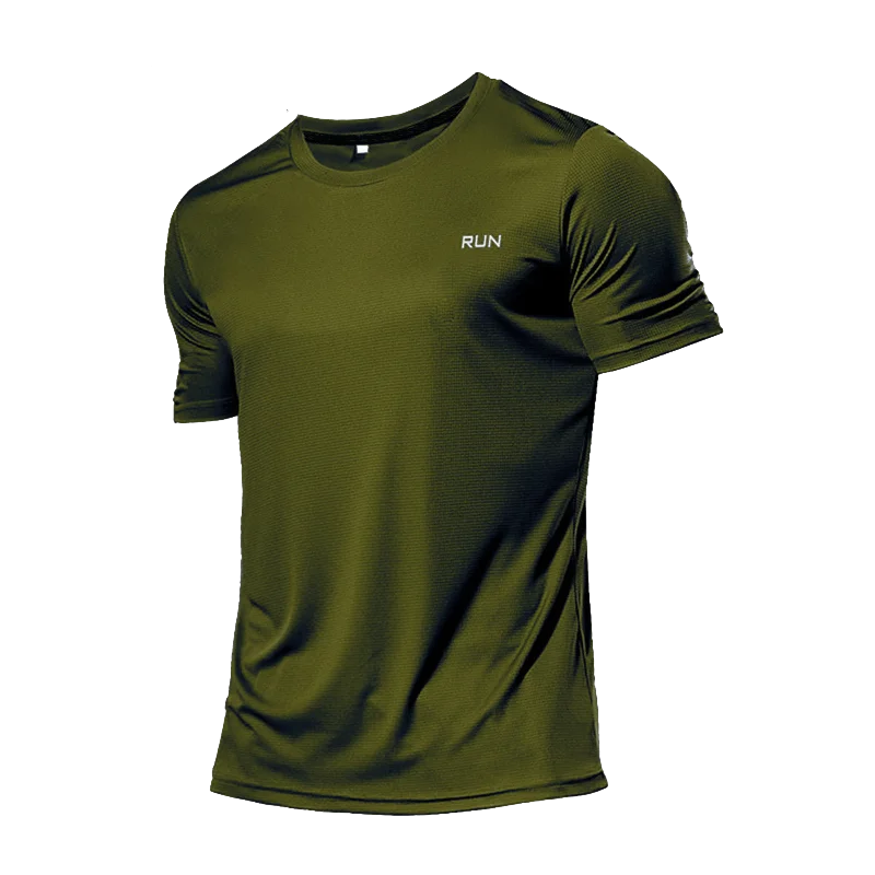 Mens Long and Short Sleeve Ice Silk Quick Dry Sports Top for Running Gym Hiking and Outdoor Training-3