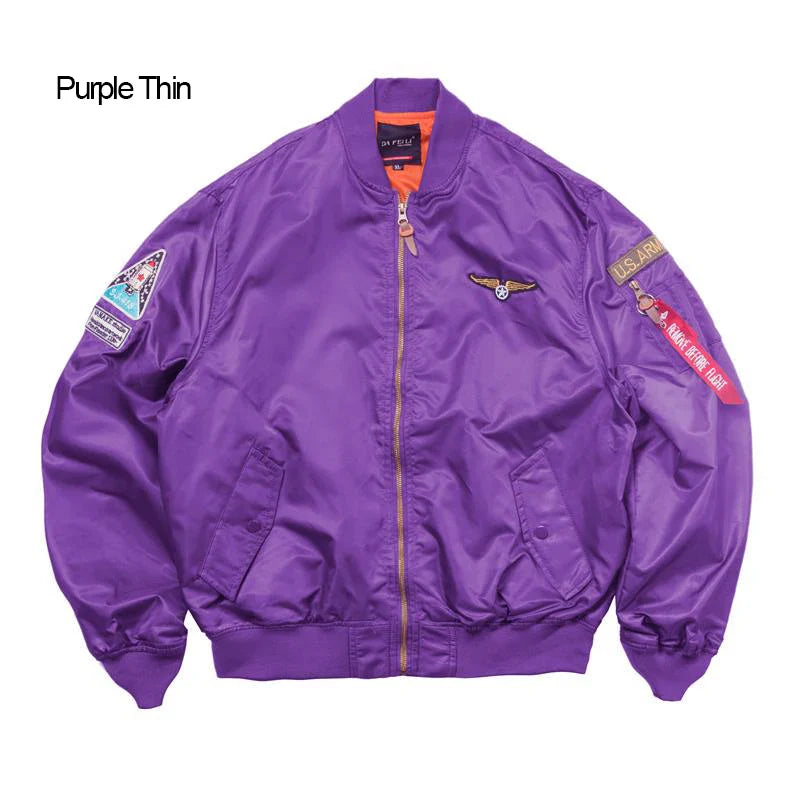 Men's Bomber Jacket Casual Fall Winter Military Jacket and Coats Outwear-11