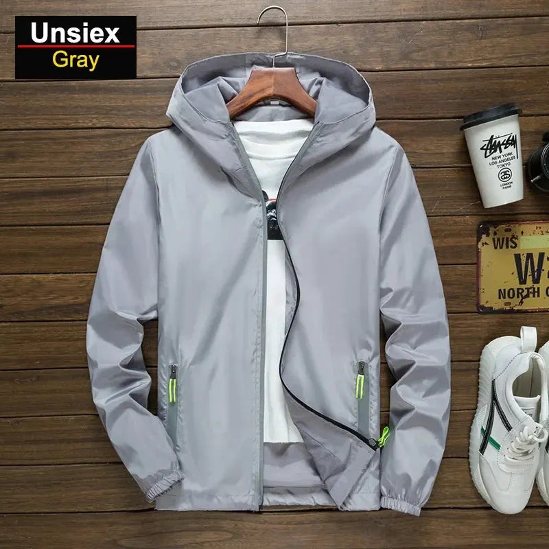 Unisex Breathable Reflective Hiking Jacket for Outdoor Wear by Vimost Shop